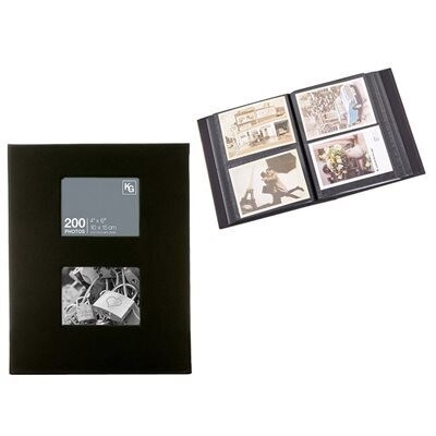 Album photo 200x 4x6 noir (L3)