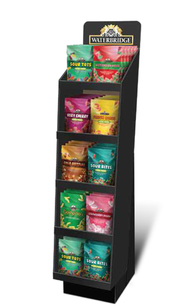PRÉSENTOIR DE BONBONS ETE 50 X 200G (ÉTÉ)