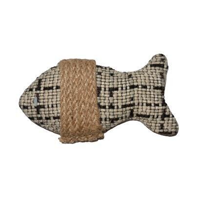 JOUET POUR ANIMAUX POISSON BEIGE (RW)