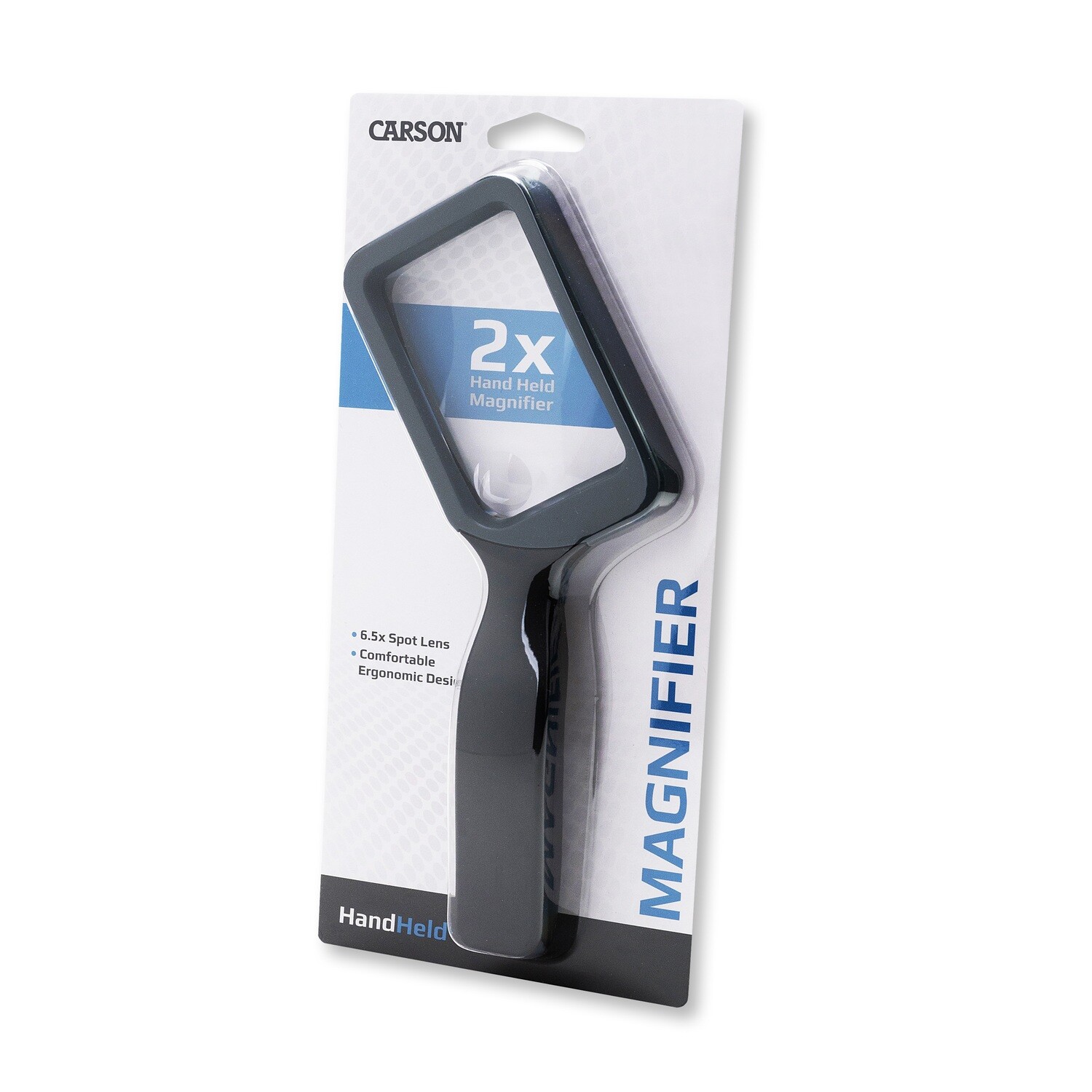 LOUPE RECTANGULAIRE  85MM X 50MM 2 X LENTILLES 6.5 (I3-7)