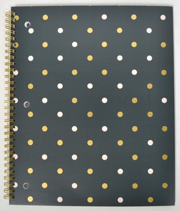 CAHIER SPIRALE PICOT 80 PAGES   10.5'' X 8''  (I2-1)
