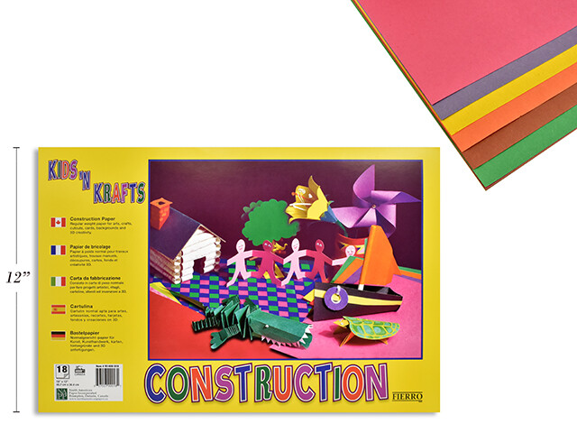 PAPIER DE CONSTRUCTION 18 X 12(K5-10)