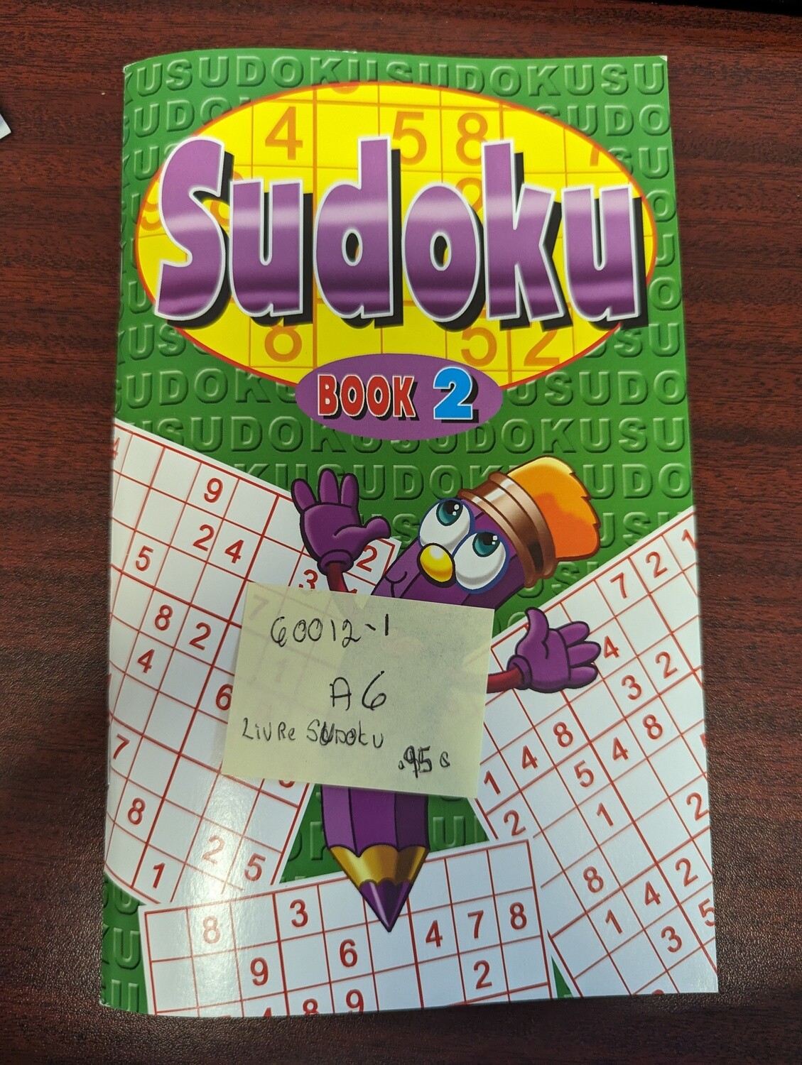 Livre de SUDOKU 89 jeux (A6-3)
