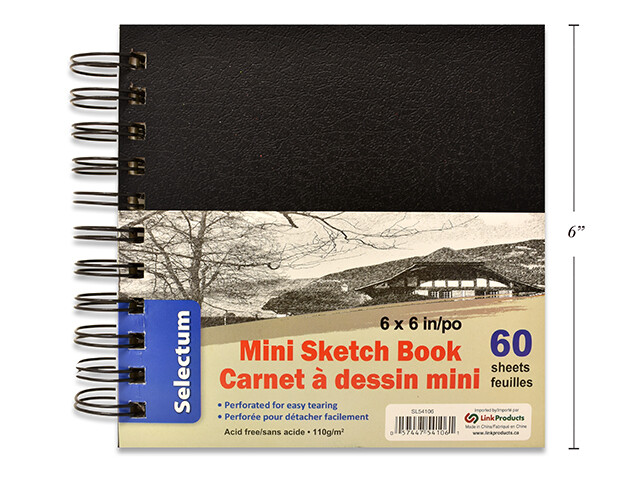 Carnet a dessin mini 60 feuilles (J1-4)