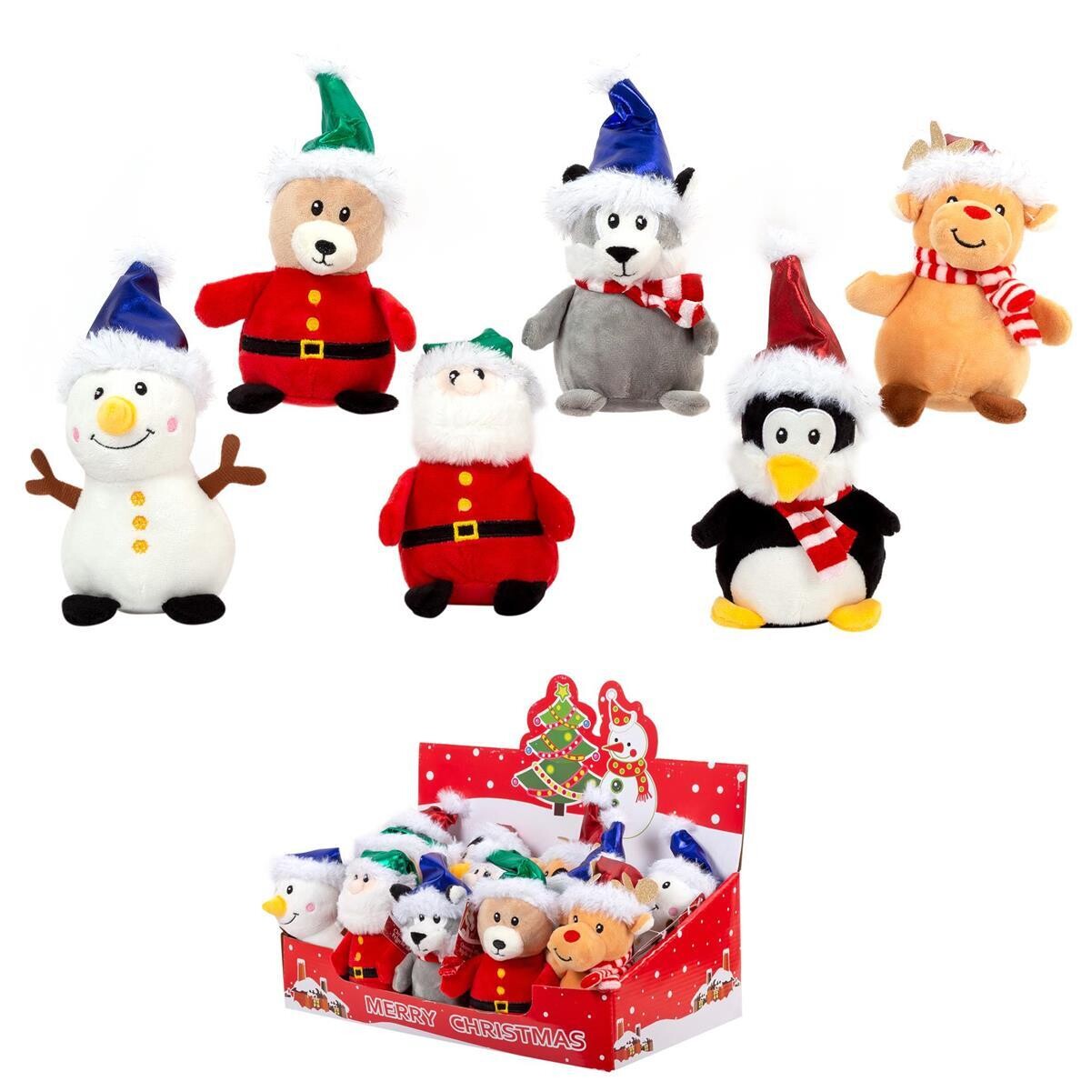 Presentoir de petite peluche de Noel (12)(G1)