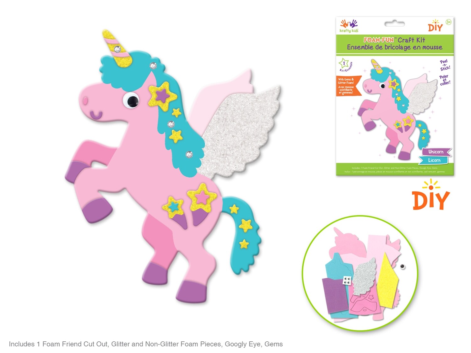BRICOLAGE FOAM LICORNE (B9)