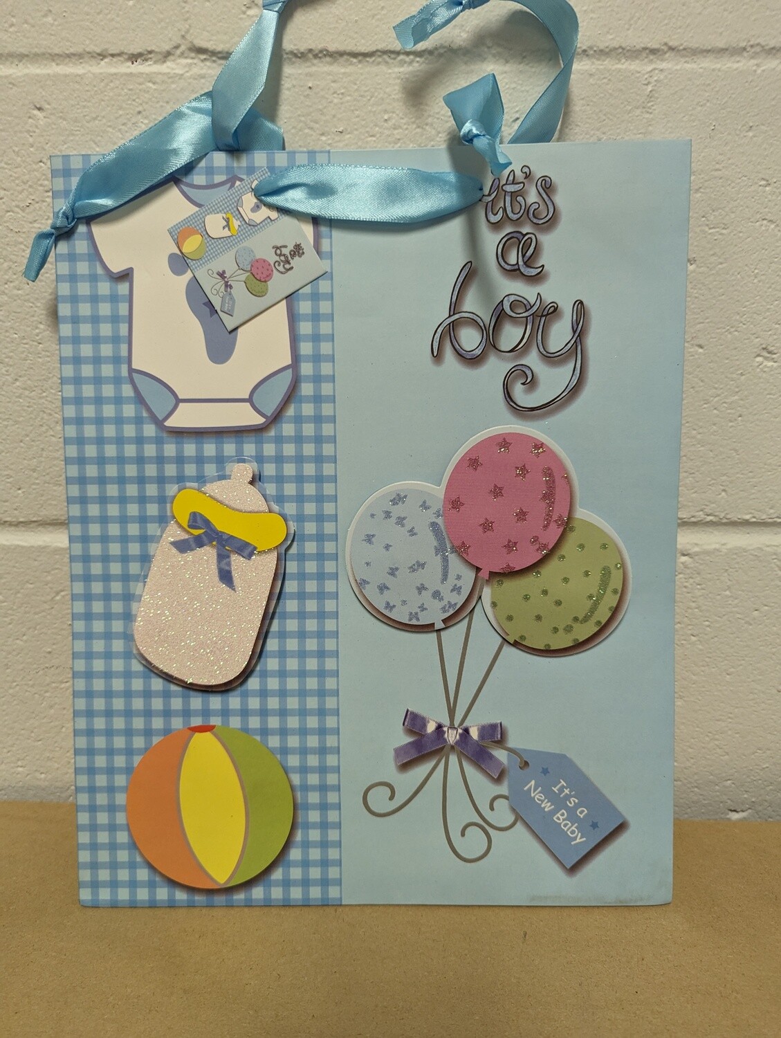 Sac cadeau Its a boy Its a girl (L) (C10)