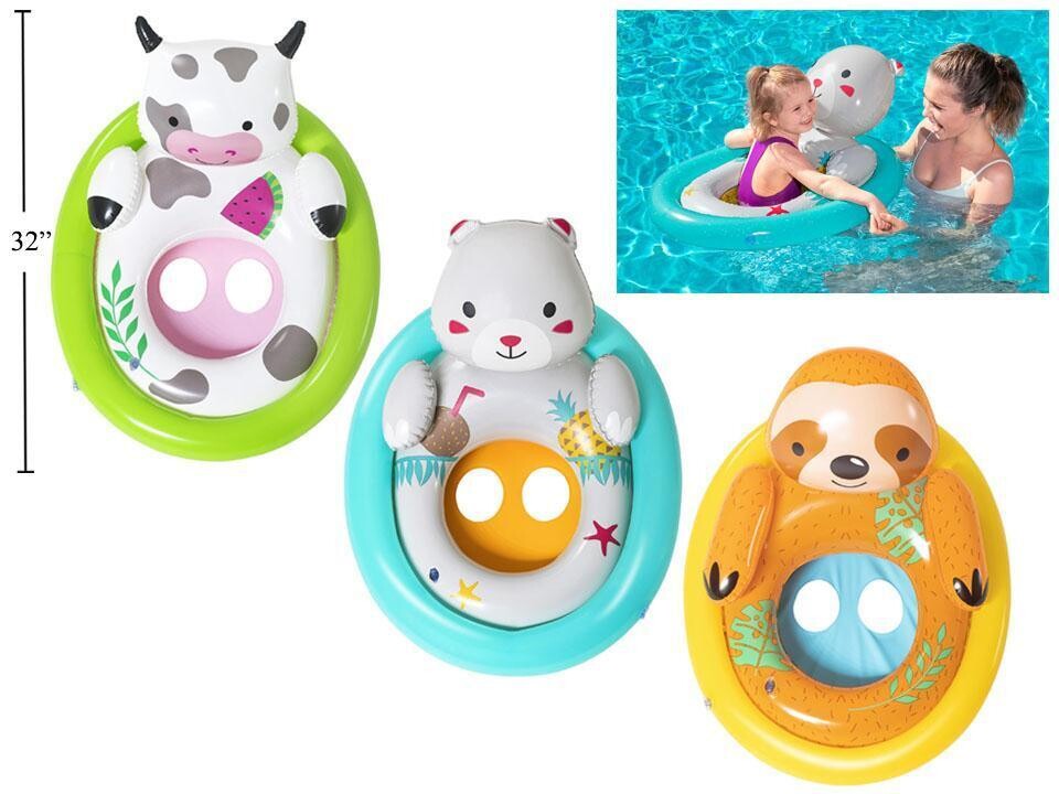 BATEAU FLOTTANT ANIMAUX POUR ENFANT 32X22PO (ETE)