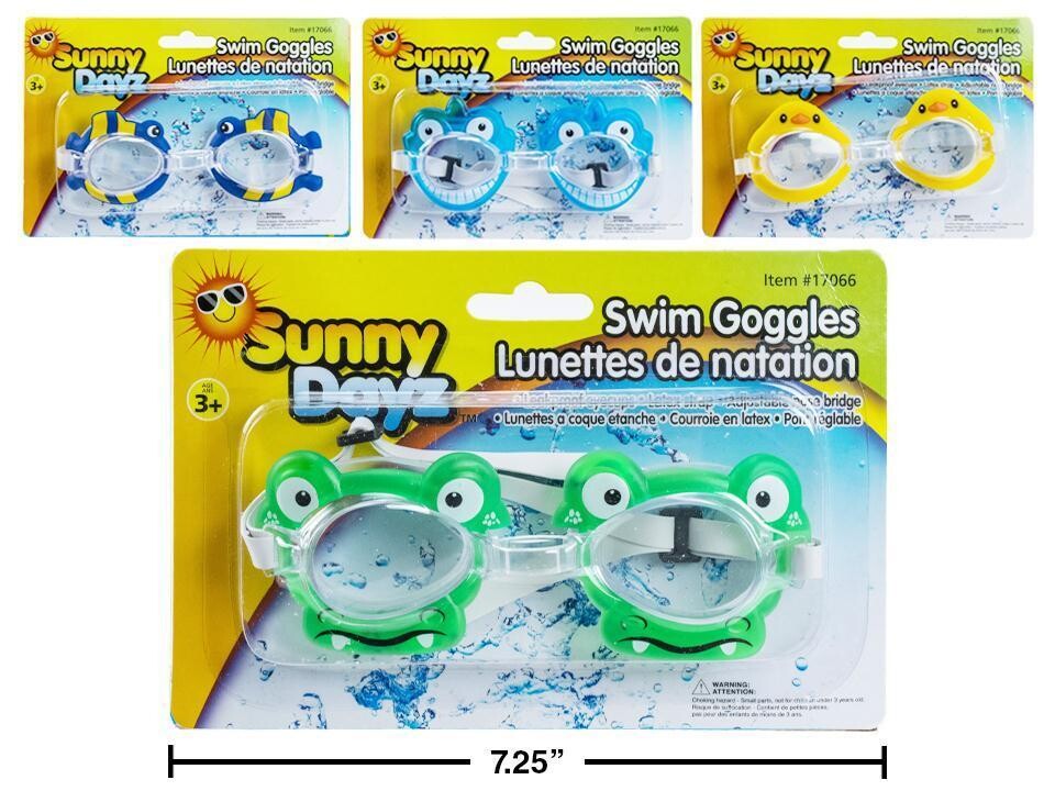 LUNETTE DE NAGE POUR ENFANT ANIMAUX 3+