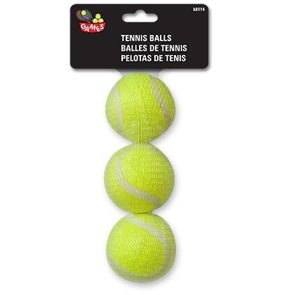 BALLE DE TENNIS EN PAQUET DE 3 (I4-7)
