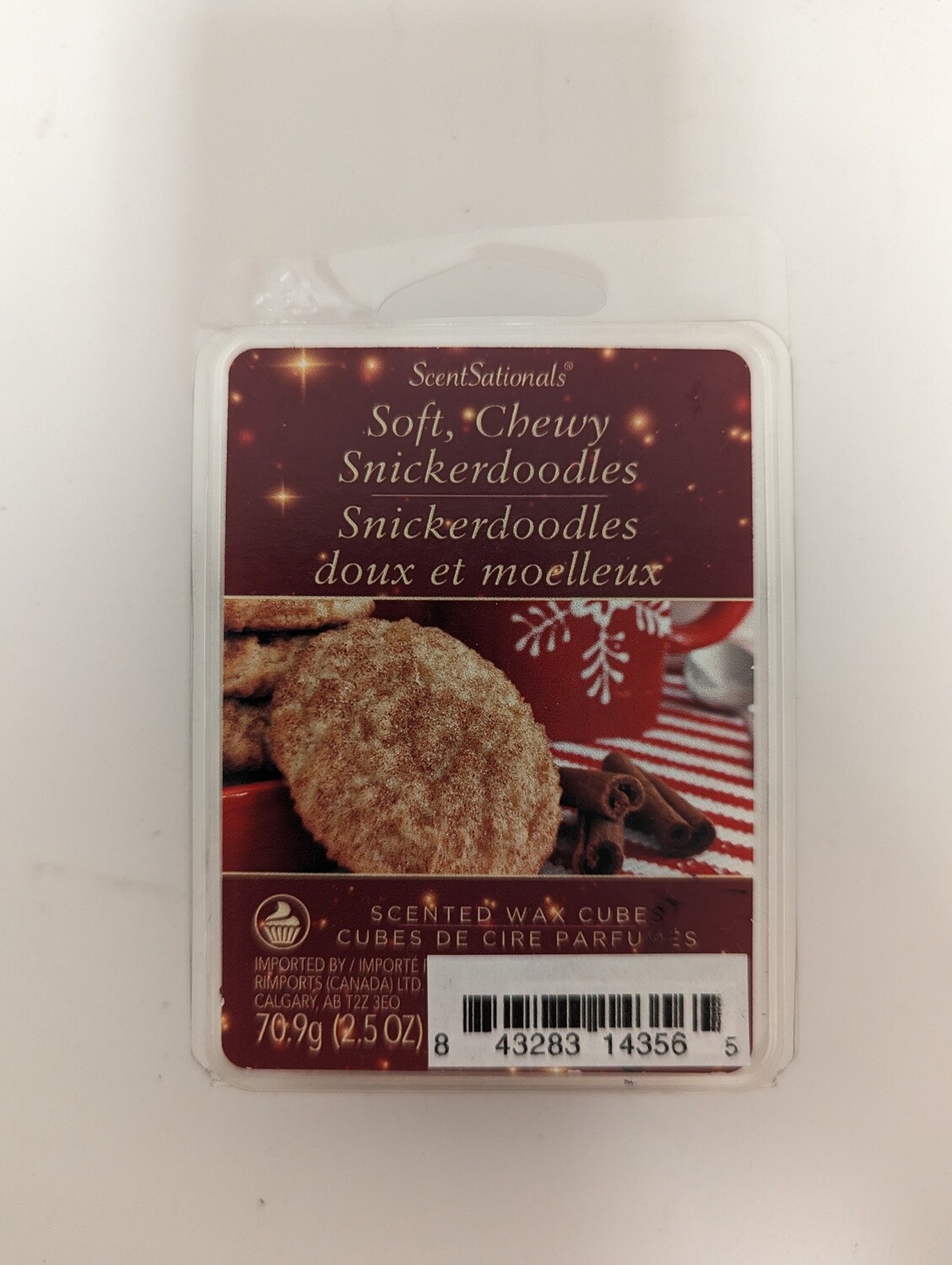 CUBES DE CIRE 70GR SNICKERDOODLES DOUX ET MOELLEUX (RW)