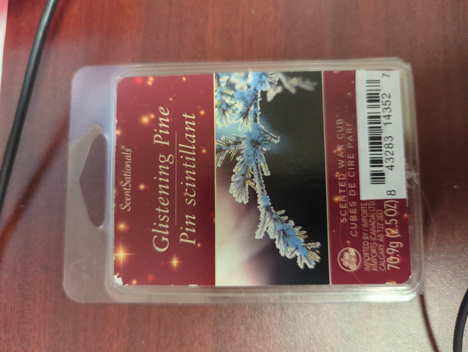 CUBES DE CIRE 70GR PIN SCINTILLANT (RW)