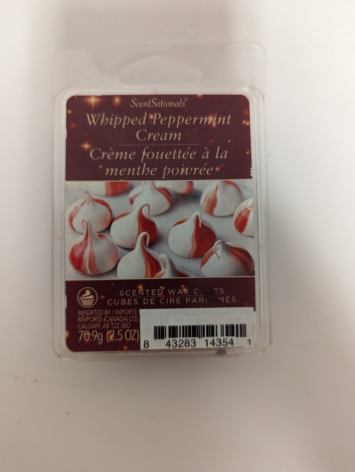 CUBES DE CIRE 70GR CREME FOUETTEE A LA MENTHE POIVREE (RW)