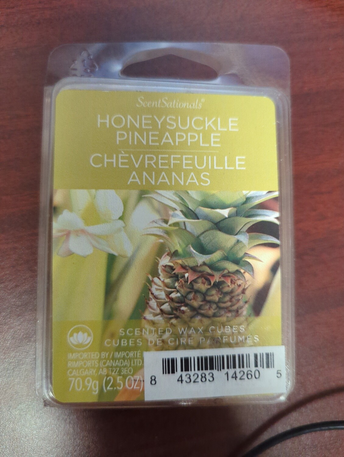 CUBES DE CIRE 70GR CHEVREFEUILLE ET ANANAS(B1-5)