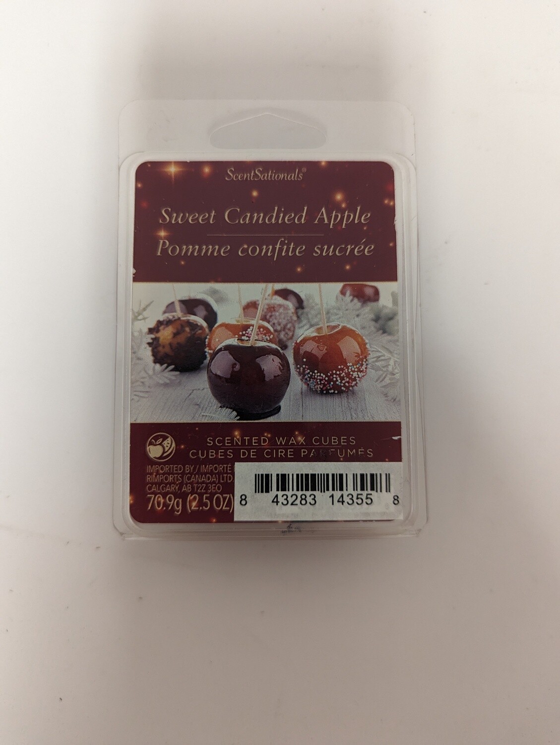 CUBES DE CIRE 70GR POMME CONFITE SUCREE (RW)