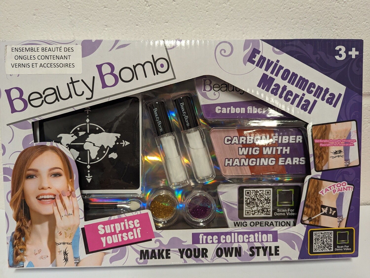 ENSEMBLE BEAUTE TATTOO AVEC PEINTURE 3+ (A2-4)