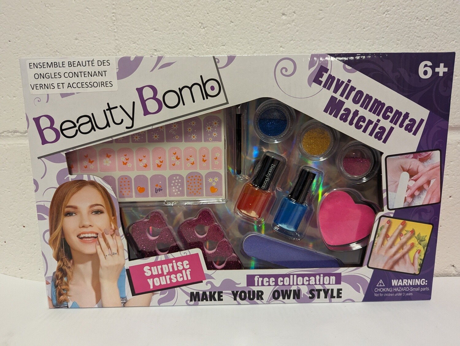 ENSEMBLE BEAUTE ONGLES AVEC VERNIS ET ACCESSOIRES 6+ (A2-3)