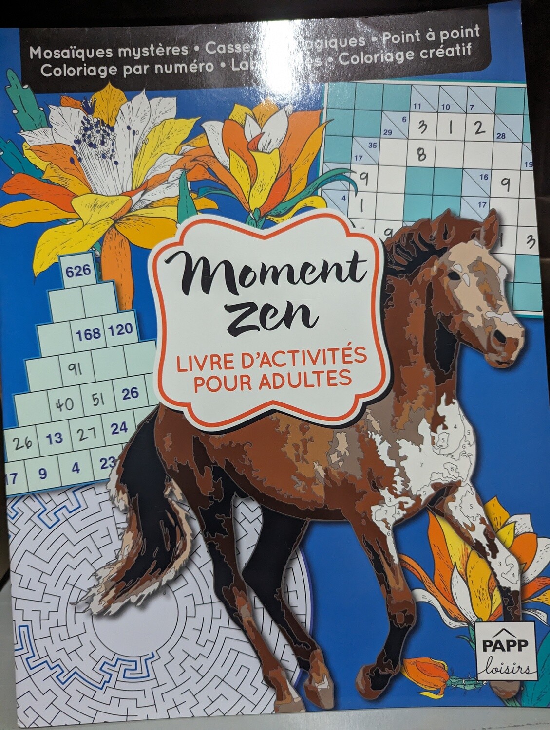 LIVRE D ACTIVITES POUR ADULTES ASST.4  32 PSG (A6-1)