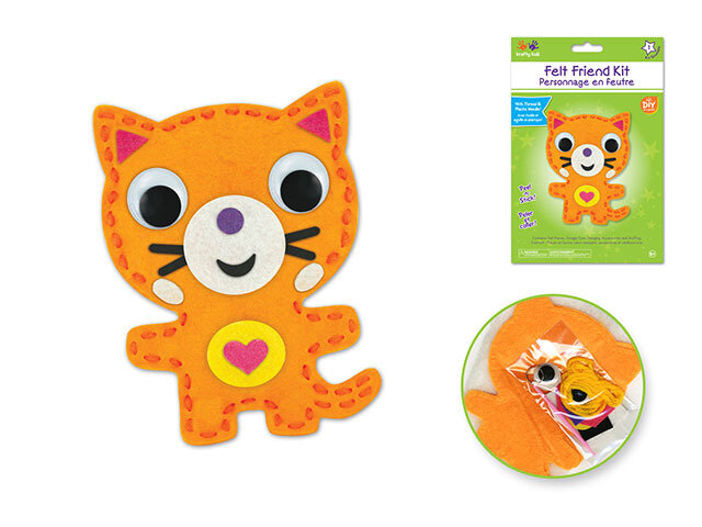Bricolage a fabriquer avec feutrine Chaton (RW)