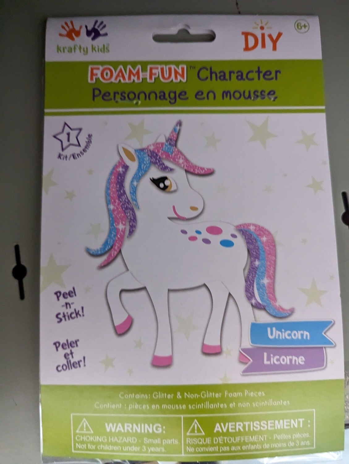 PERSONNAGE EN MOUSSE DIY LICORNE (A4-5)