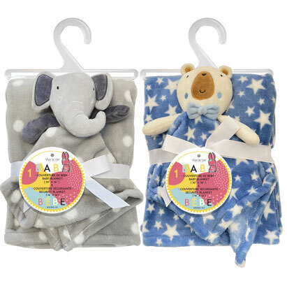 COUVERTURE BEBE ET PELUCHE 30X36 (B2-7)