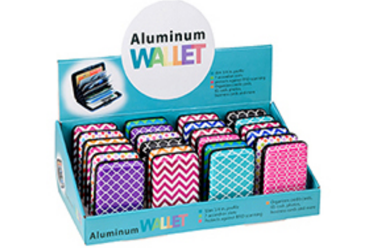 PRÉSENTOIR PORTE CARTE COULEUR ASSORTIES AVEC MOTIF (M4-2)