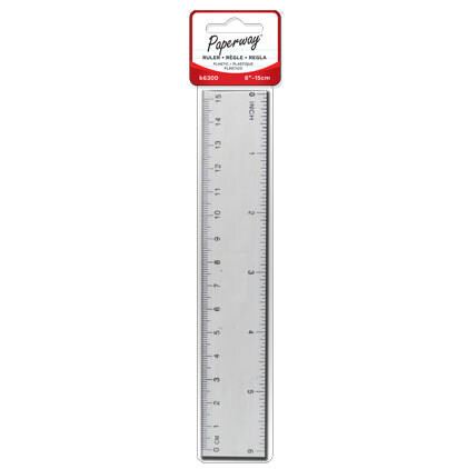 Regle de plastique 6&#39;&#39;/15cm (H1-7)