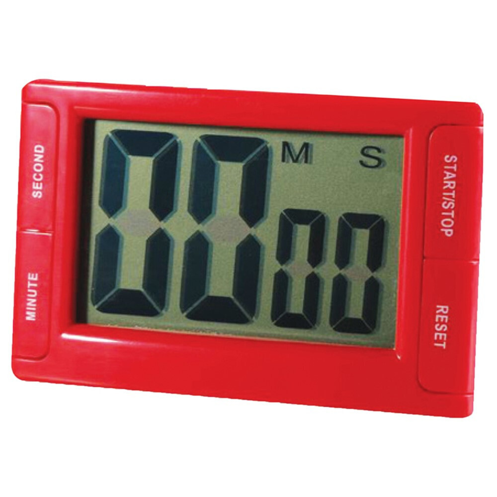 TIMER DIGITAL ROUGE 3.75X2.5 MAGNETIQUE (L5-2)