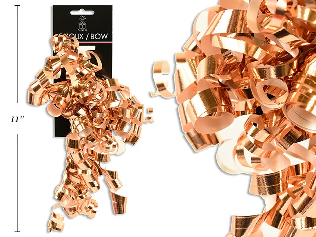 2 CHOUX FRISE ROSE OR (D8-5)