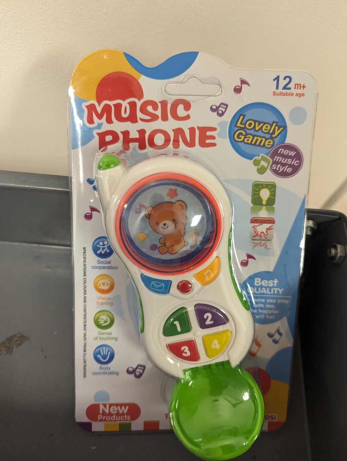 TELEPHONE LUMIERE ET SON POUR BEBE 12+ (A5)