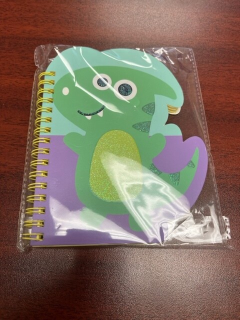 CAHIER DE NOTES AMUSANT DINO 5 X 6.5PO (K3-7)