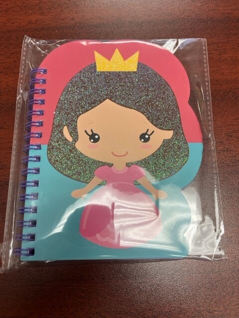 CAHIER DE NOTE AMUSANT PRINCESSE 5.5 X 6.5 (K3-7)