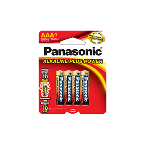 BATTERIE ALKALINE PANASONIC AAA-4(L2-1)