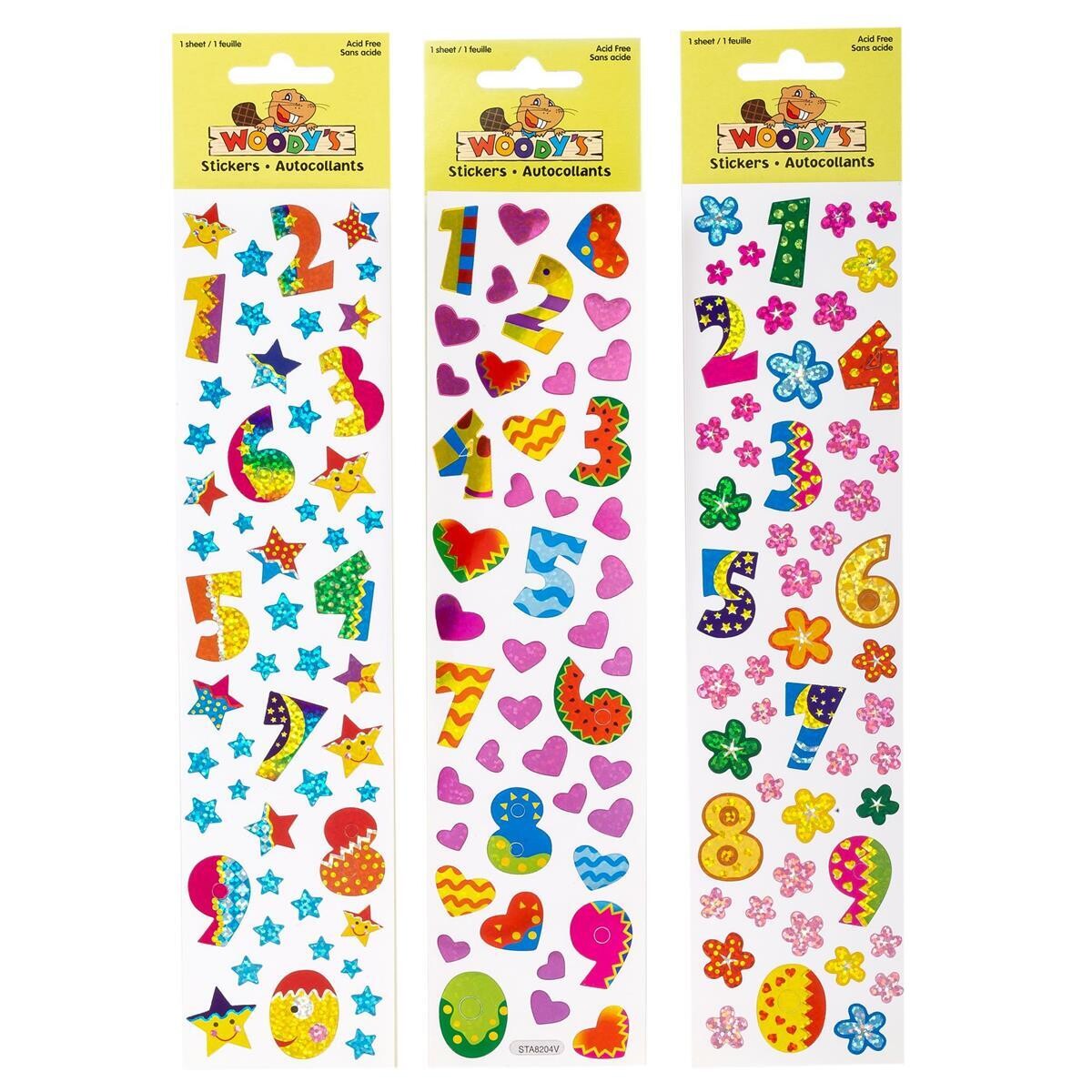 AUTOCOLLANT 10X2 NOMBRES