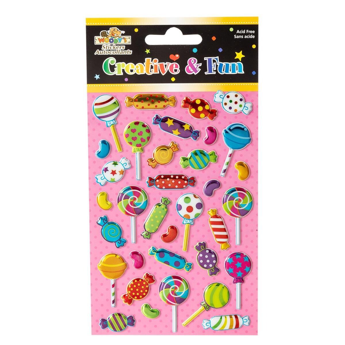 AUTOCOLLANT 4 X 6 BONBONS