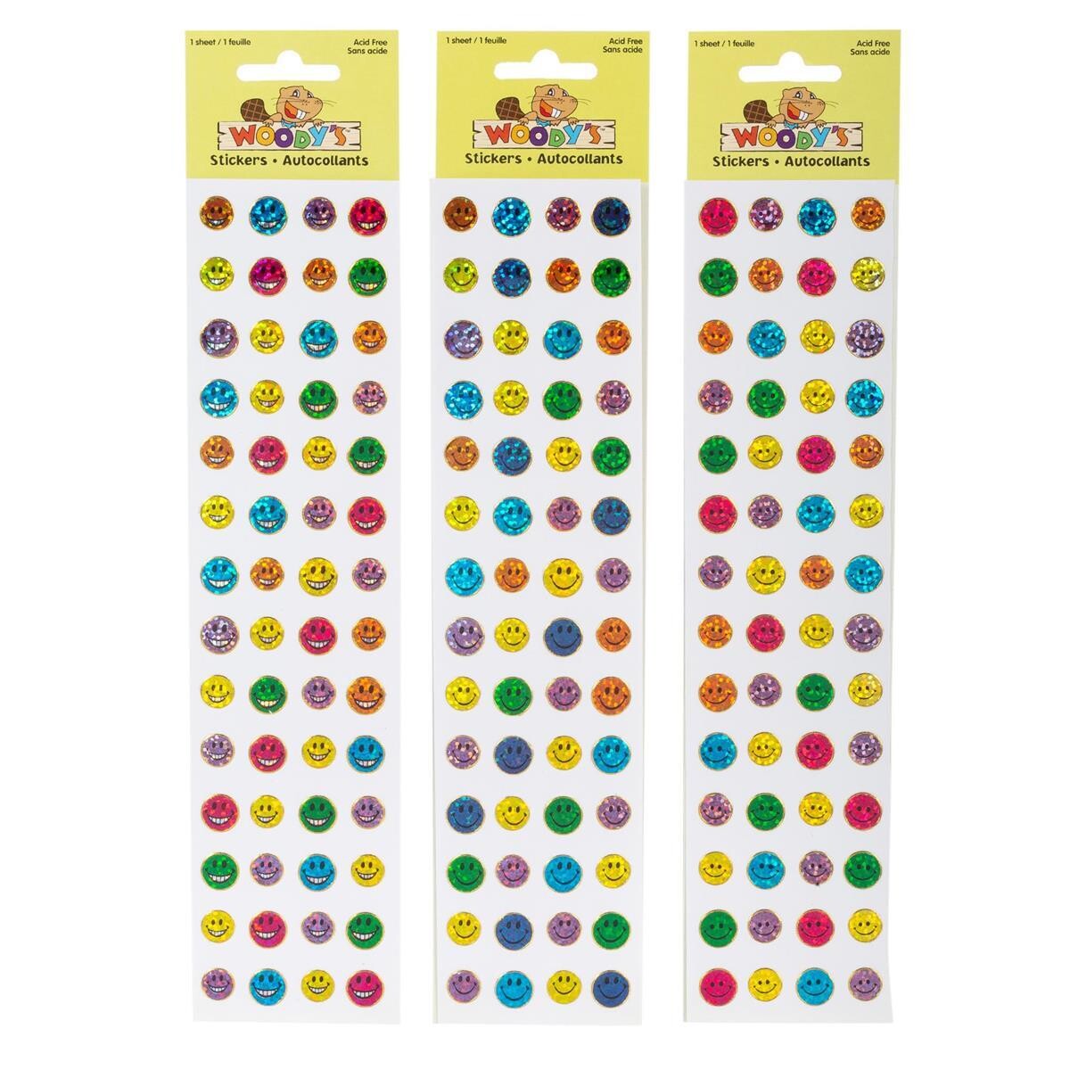 AUTOCOLLANT 10X2 VISAGE SOURIRE