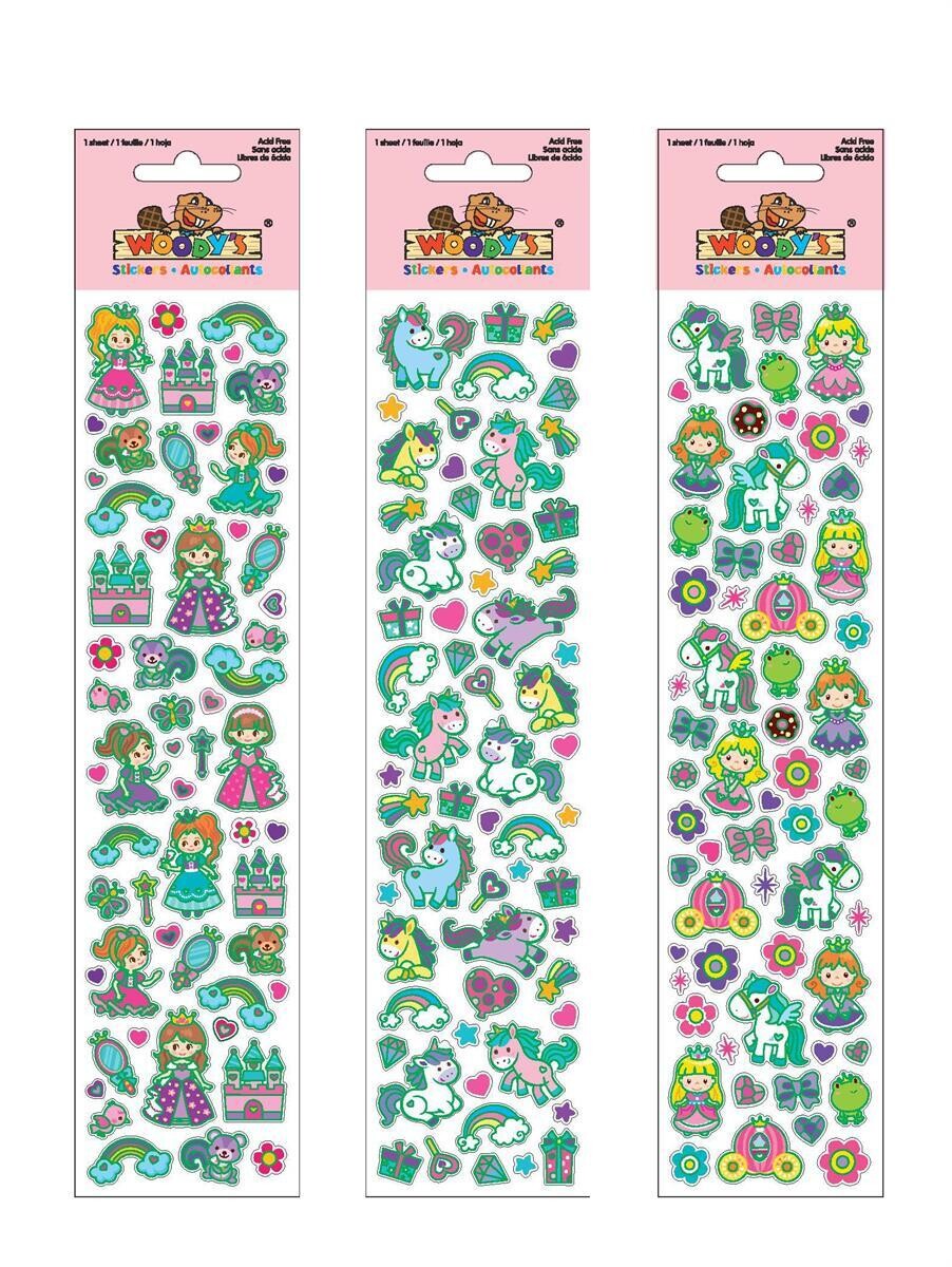 AUTOCOLLANT 10X2 MONDE DE FEE