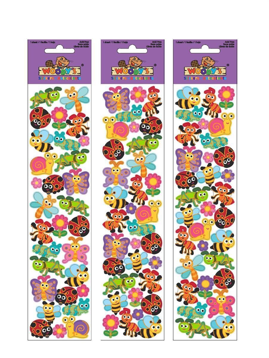 AUTOCOLLANT 10X2 INSECTES