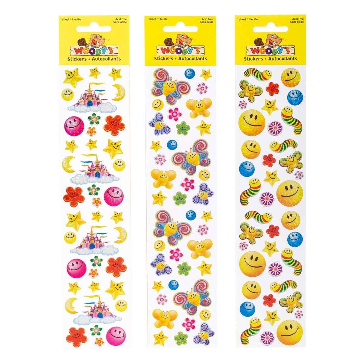 AUTOCOLLANT 10X2 SMILEY