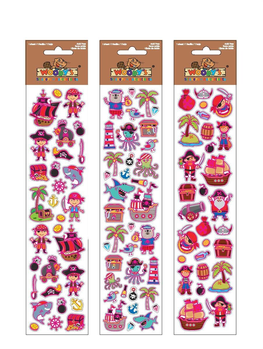 AUTOCOLLANT 10X2 PIRATE