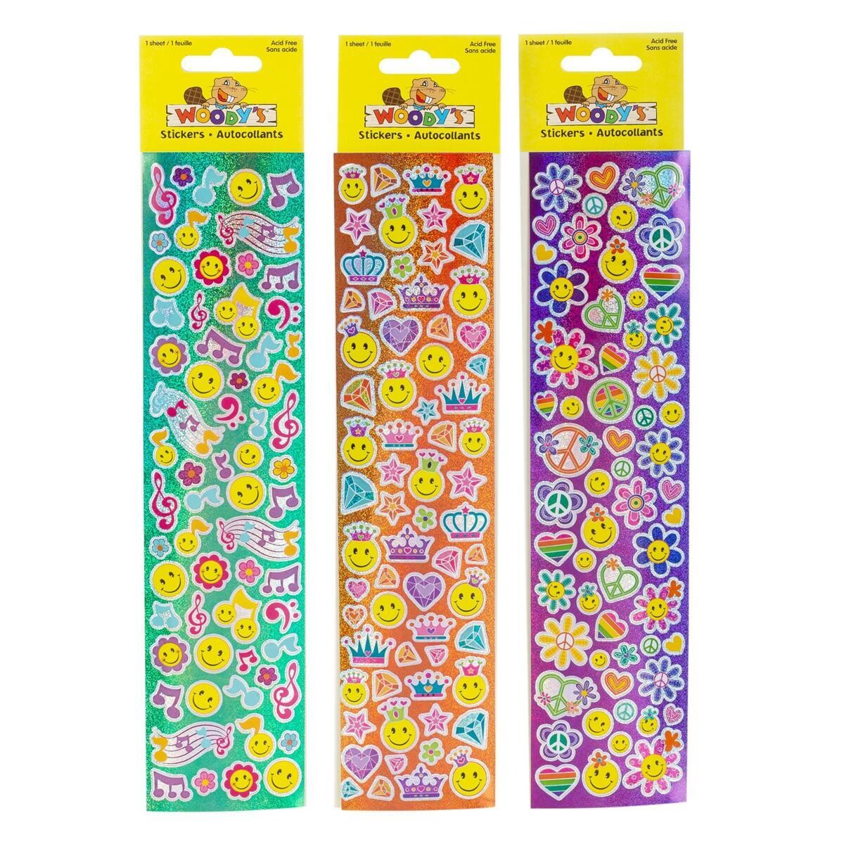 AUTOCOLLANT 10X2 SOURIRE ET AUTRES