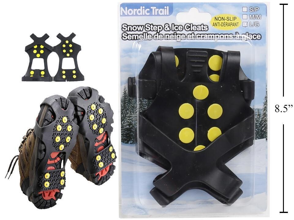 CRAMPONS A GLACE POUR CHAUSSURE TAILLE LARGE(RW)