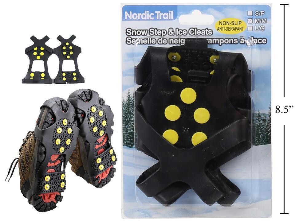 CRAMPONS A GLACE POUR CHAUSSURE TAILLE MOYENNE (RW)