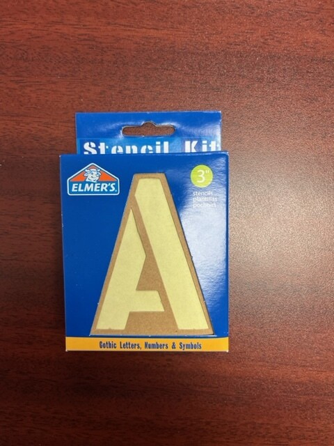 POCHOIR CHIFFRE ET LETTRE 3PO  (K3-4)