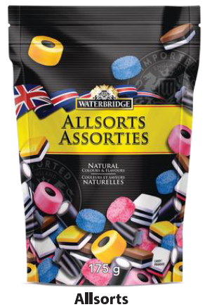 SAC DE REGLISSES ASSORTIES 175G (ETE)