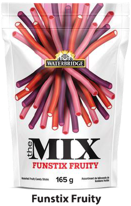 SAC DE BONBONS MIX FUNSTIX FRUITY 165G (ÉTÉ)