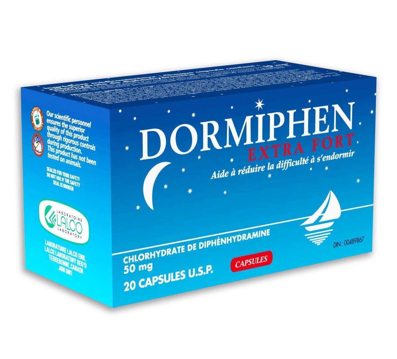 CAPSULES DORMIPHEN (20X50MG)(E10)