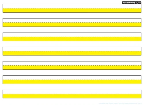 TABLEAU PVC 13 X 19.5 LIGNE ECRITURE