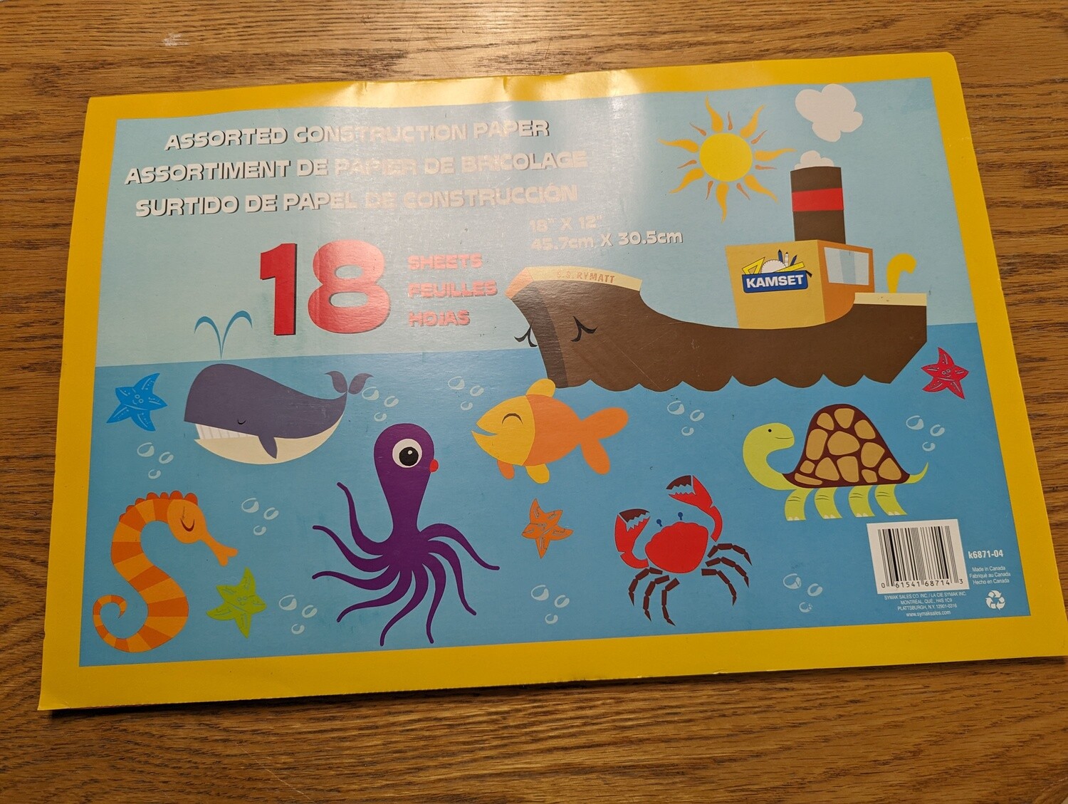 18 FEUILLES DE PAPIER DE BRICOLAGE 18 X 12(L5-3)