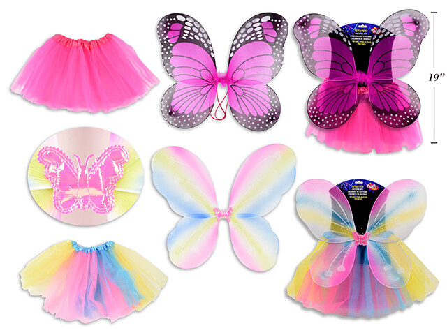 COSTUME AILE ET TUTU POUR FILLE (HW)